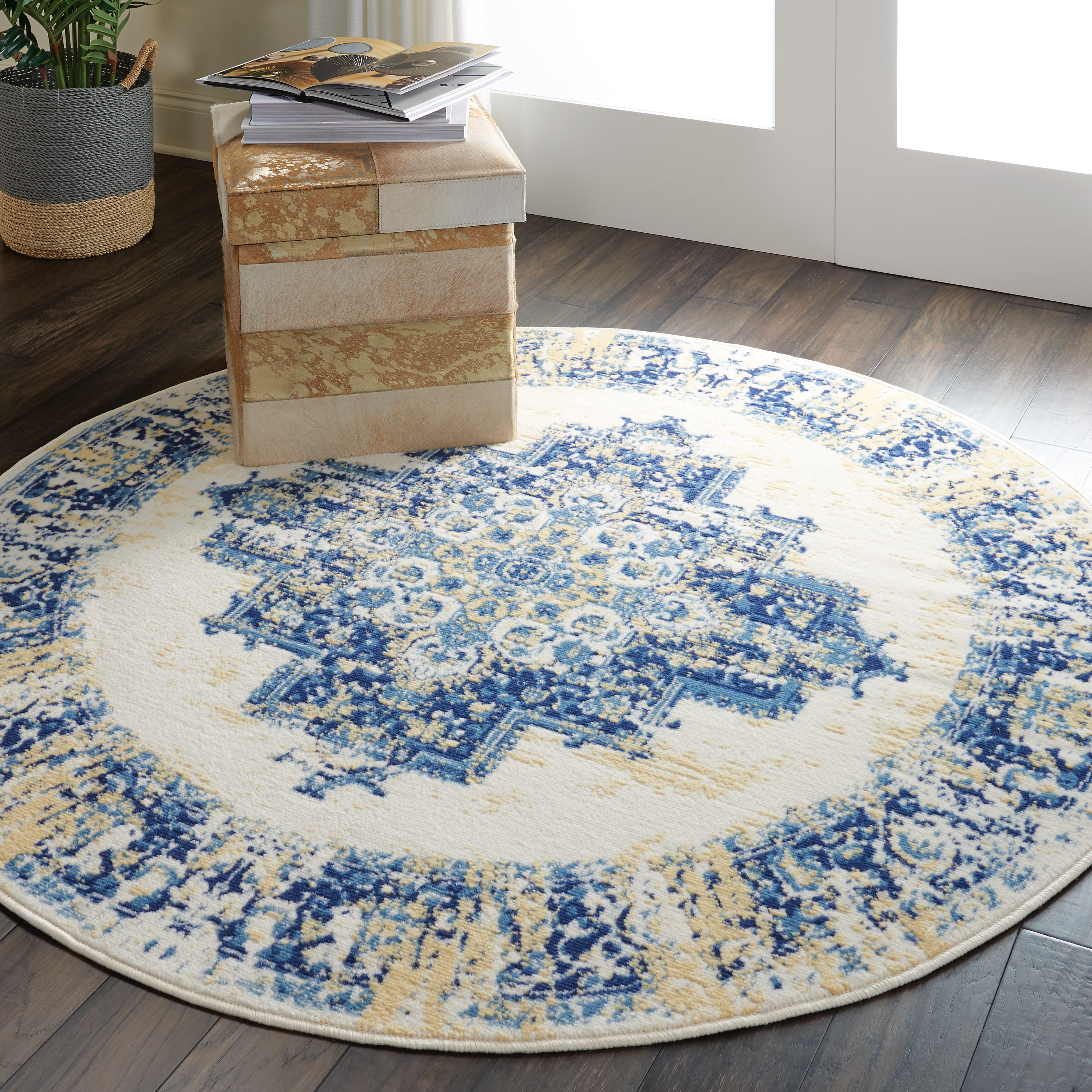 5'3" Round  Rug