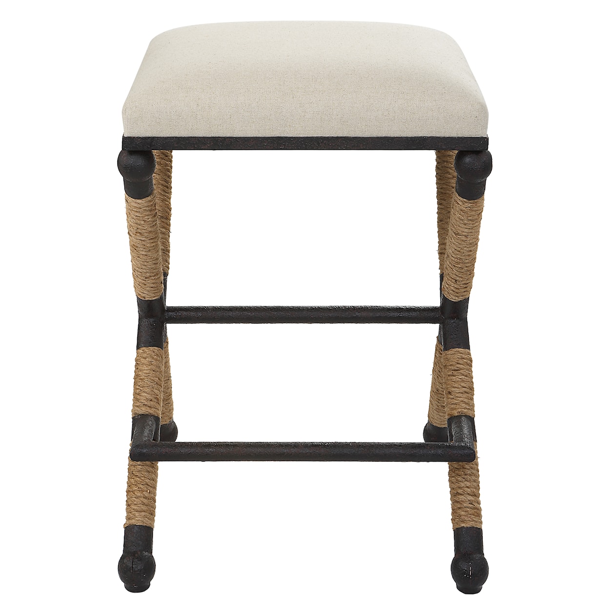 Uttermost Firth Firth Rustic Oatmeal Counter Stool