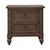 Liberty Furniture Americana Farmhouse 2-Drawer Nightstand