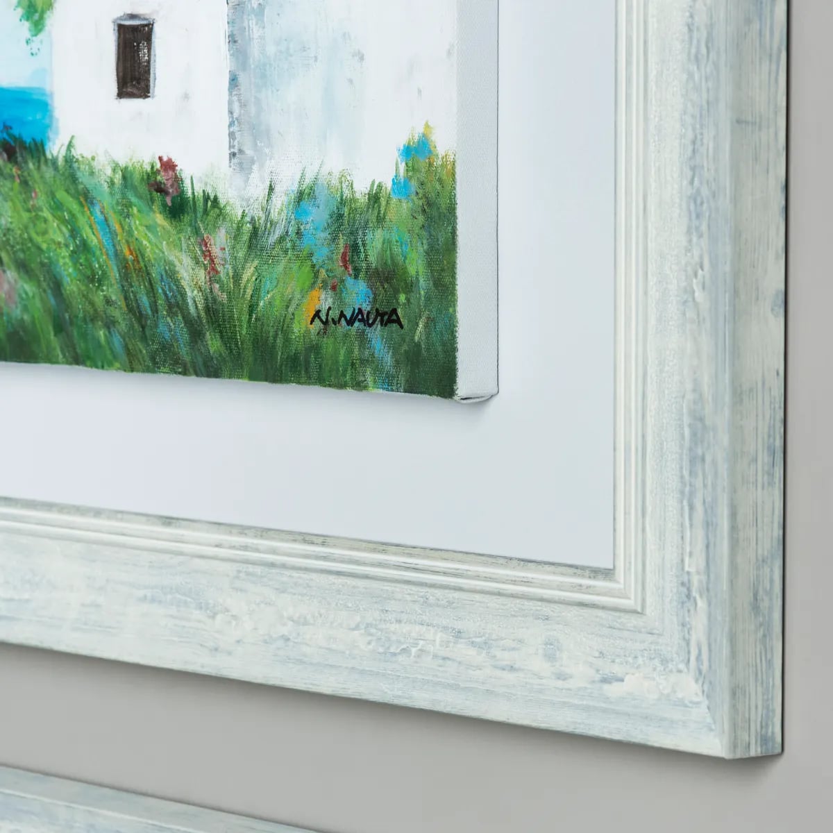 Coastal Cottages Framed Canvases