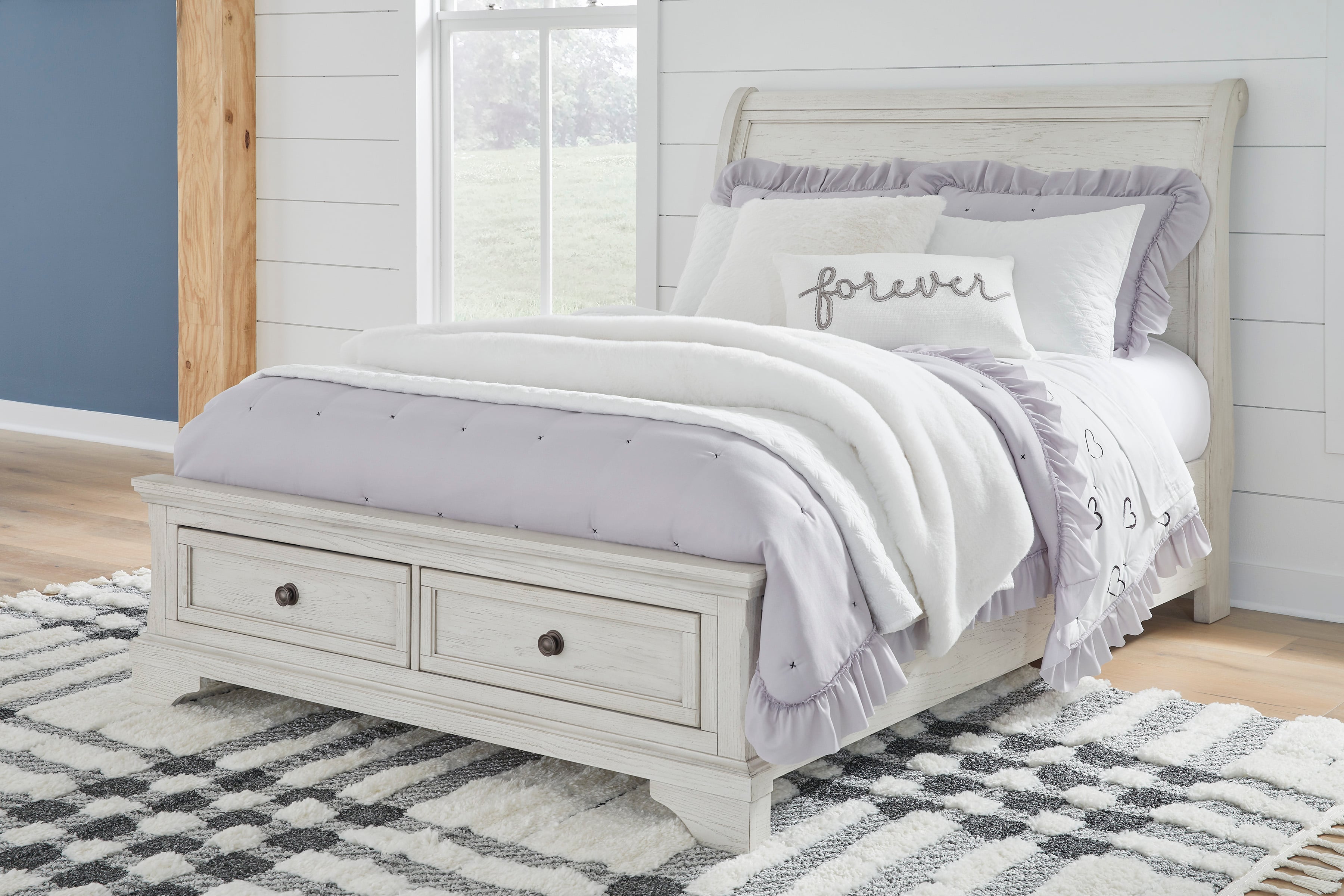 Ashley Signature Design Robbinsdale B742B13 Full Sleigh Bed With ...