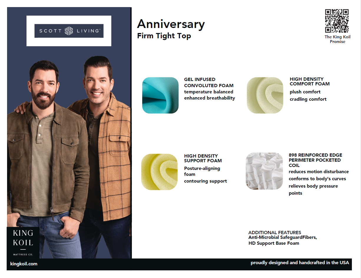 Queen Anniversary Firm Mattress