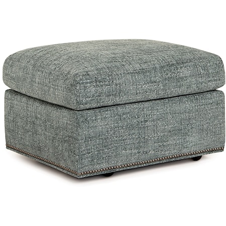 Rectangular Ottoman with Casters