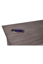 Aspenhome Sinclair Traditional Credenza Desk with Wireless Phone Charging