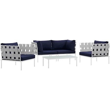 Outdoor 5 Piece Sectional Sofa Set