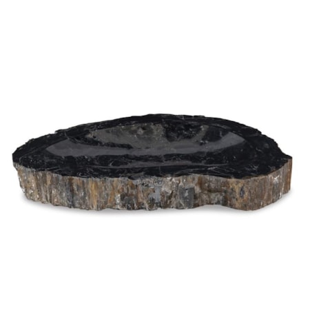 Large Grey Petrified Bowl