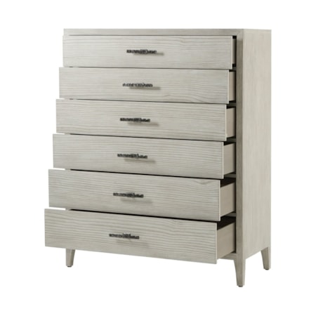 6-Drawer Tall Bedroom Chest