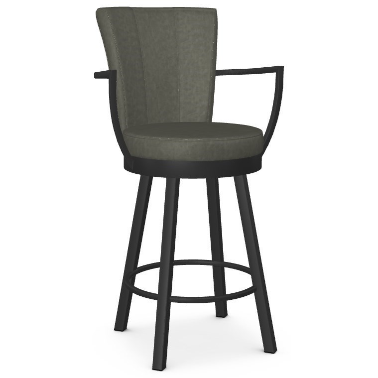 Upholstered Counter Height Swivel Stool
