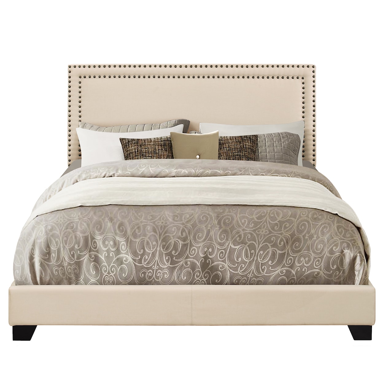 Accentrics Home Fashion Beds Queen Upholstered Bed