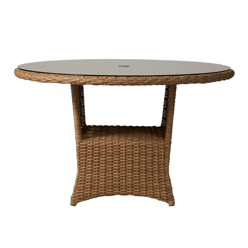 Lloyd Flanders Magnolia 48" Rnd Umbrella Dining Table