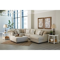 3pc Sectional and ottoman