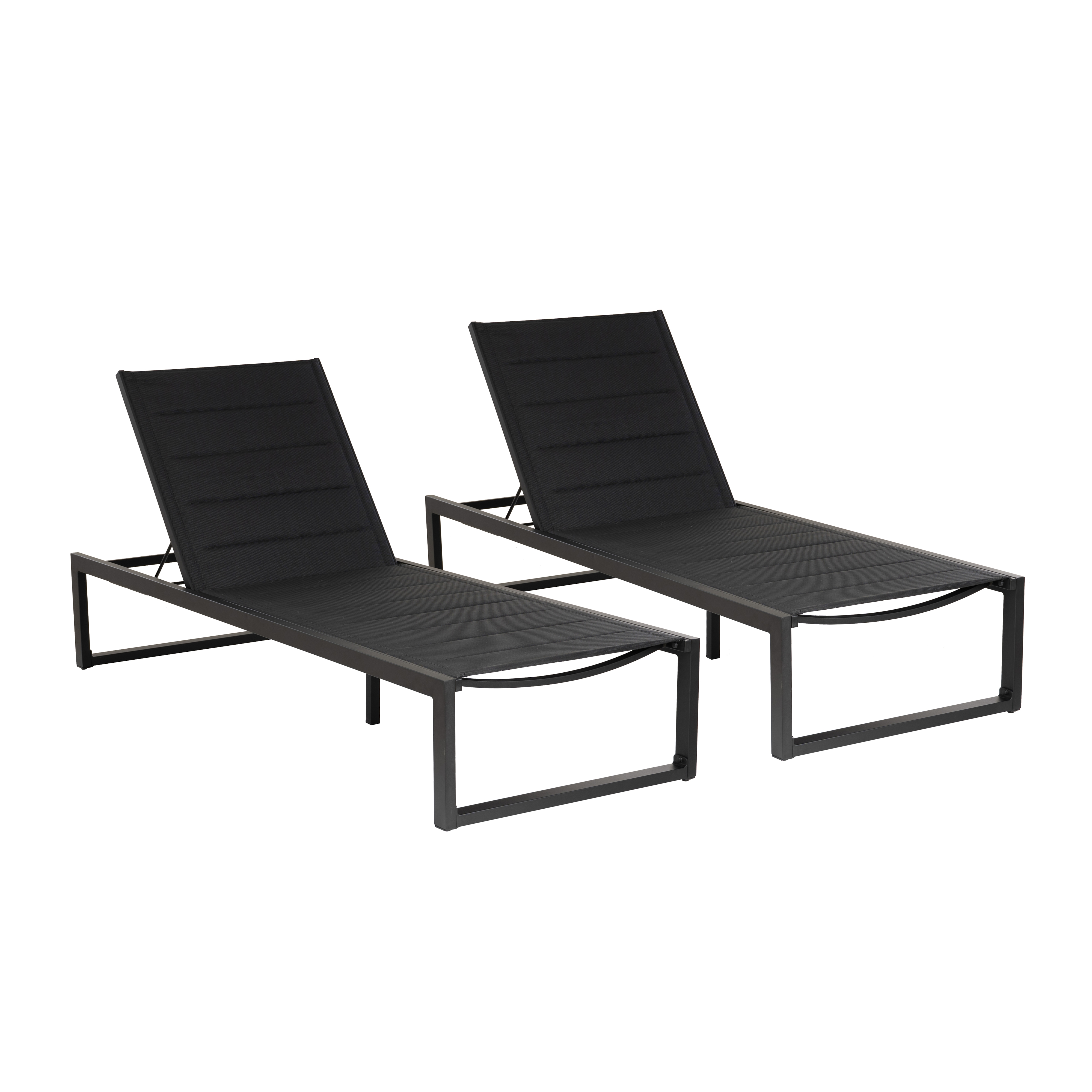 2-Piece Outdoor Chaise Set