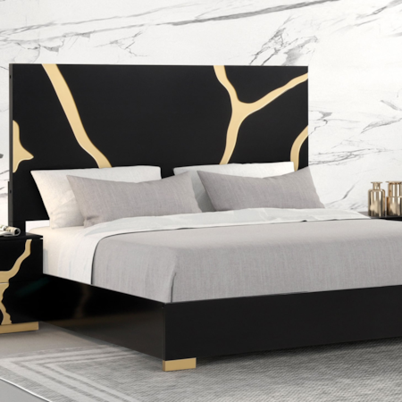 King Panel Bed