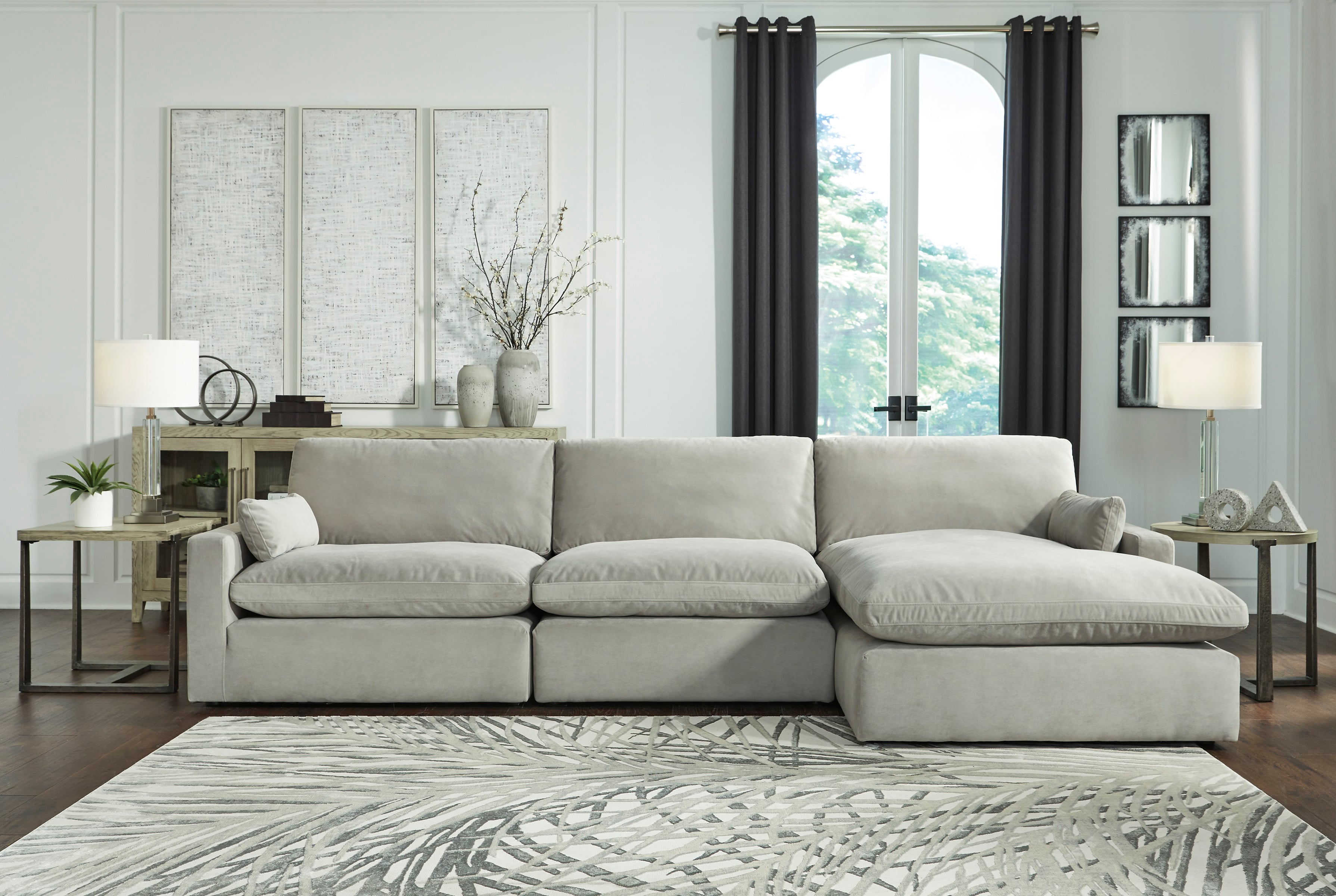 Ashleys furniture sectional deals couch