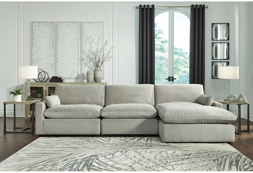 Sophie 3-Piece Sectional with Chaise by Signature Design by Ashley at Royal Furniture