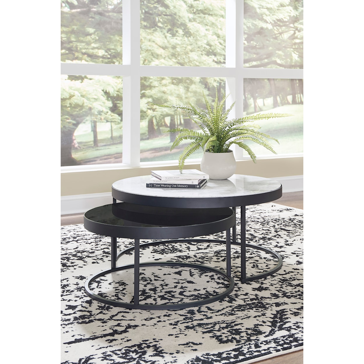 Signature Design by Ashley Windron Nesting Coffee Table (Set of 2)