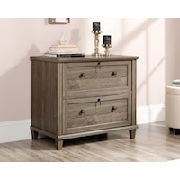Transitional Two-Drawer Lateral File Cabinet