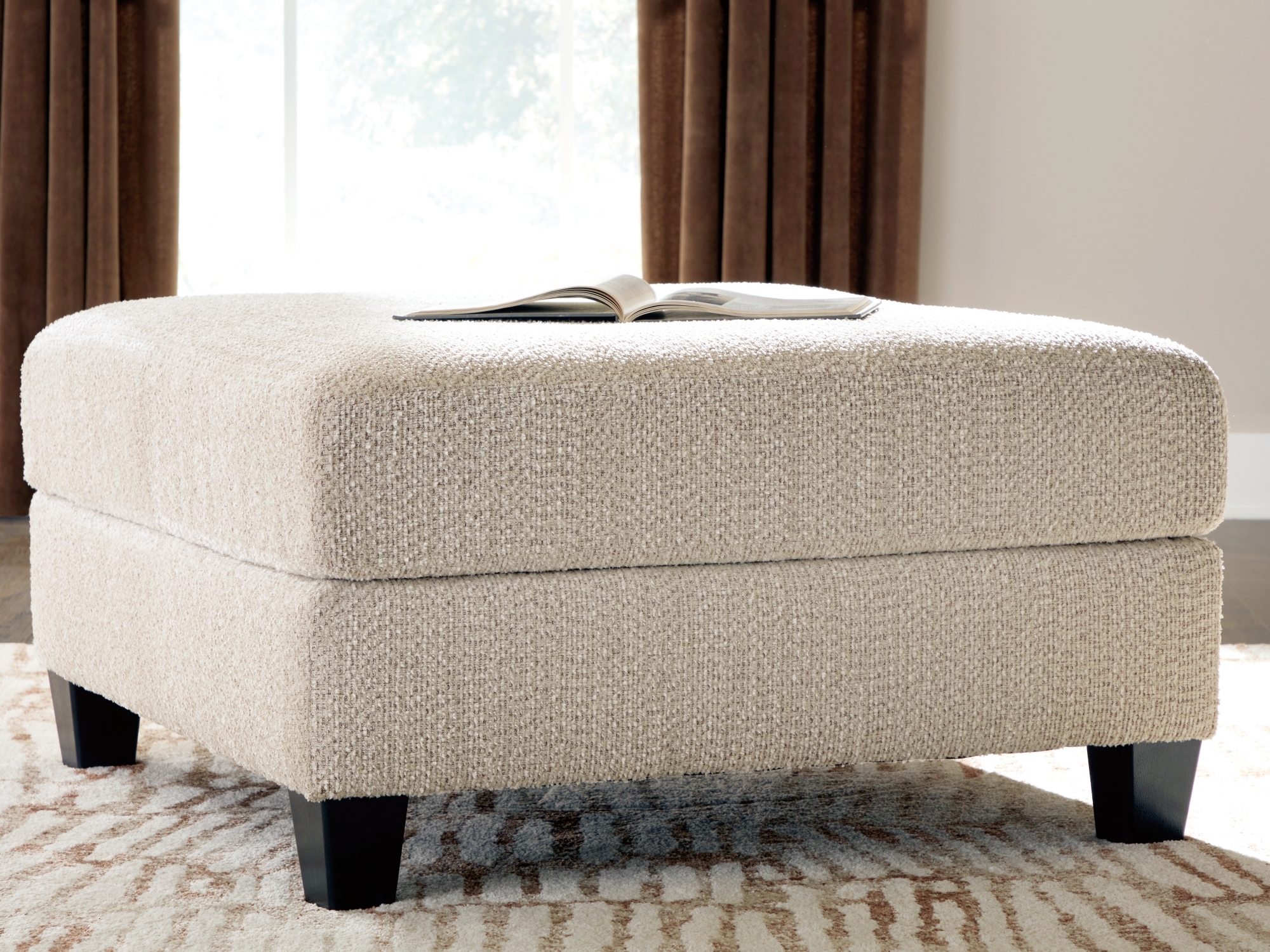 Oversized Accent Ottoman