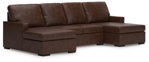 3-Piece Sectional With Double Chaise