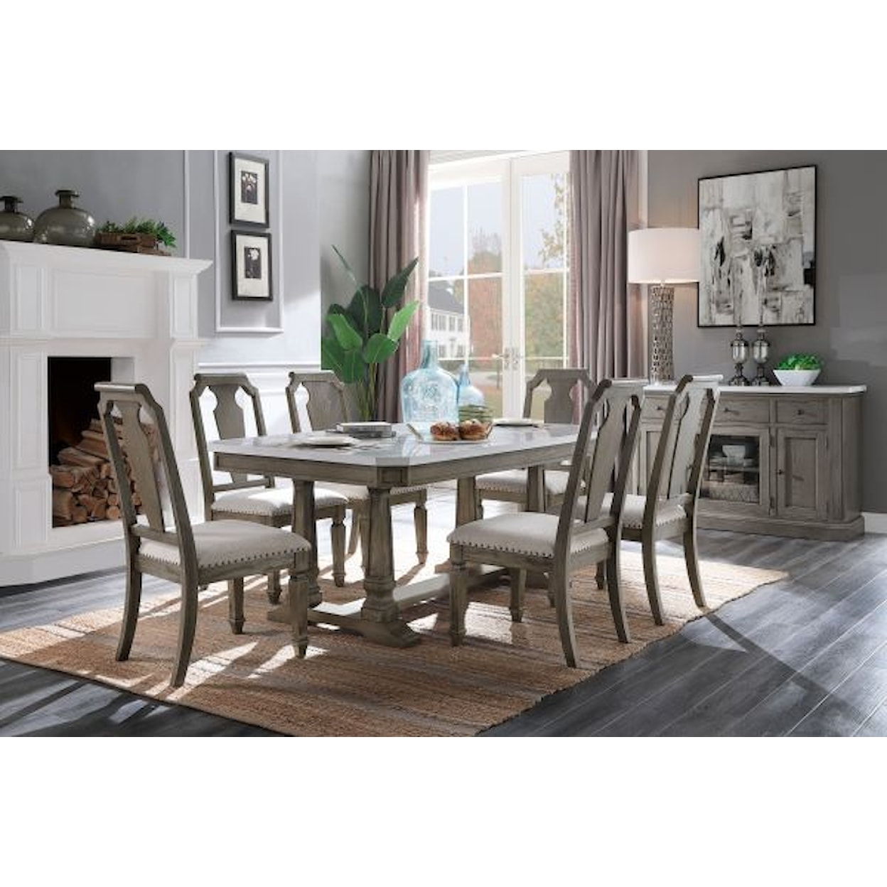 Acme Furniture Zumala Dining Set