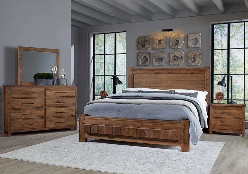 Vaughan Bassett Dovetail California King Low Profile Bed