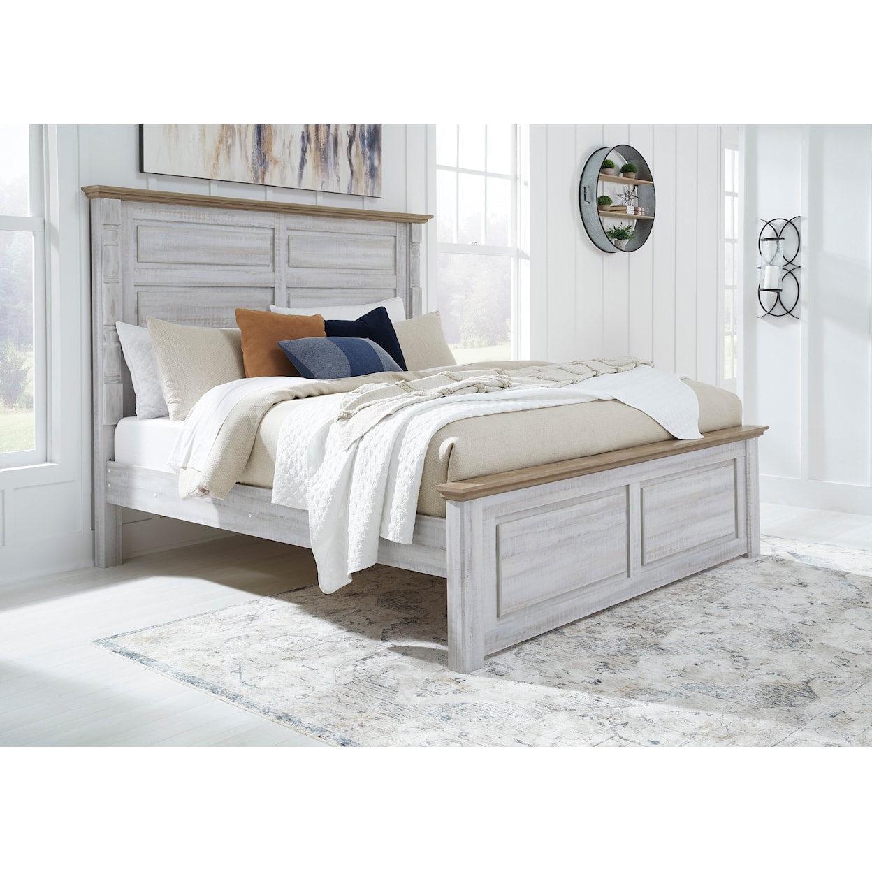 Signature Design by Ashley Haven Bay King Panel Bed