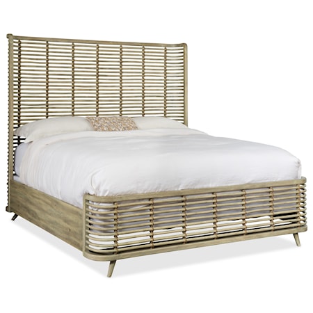 Queen Rattan Bed