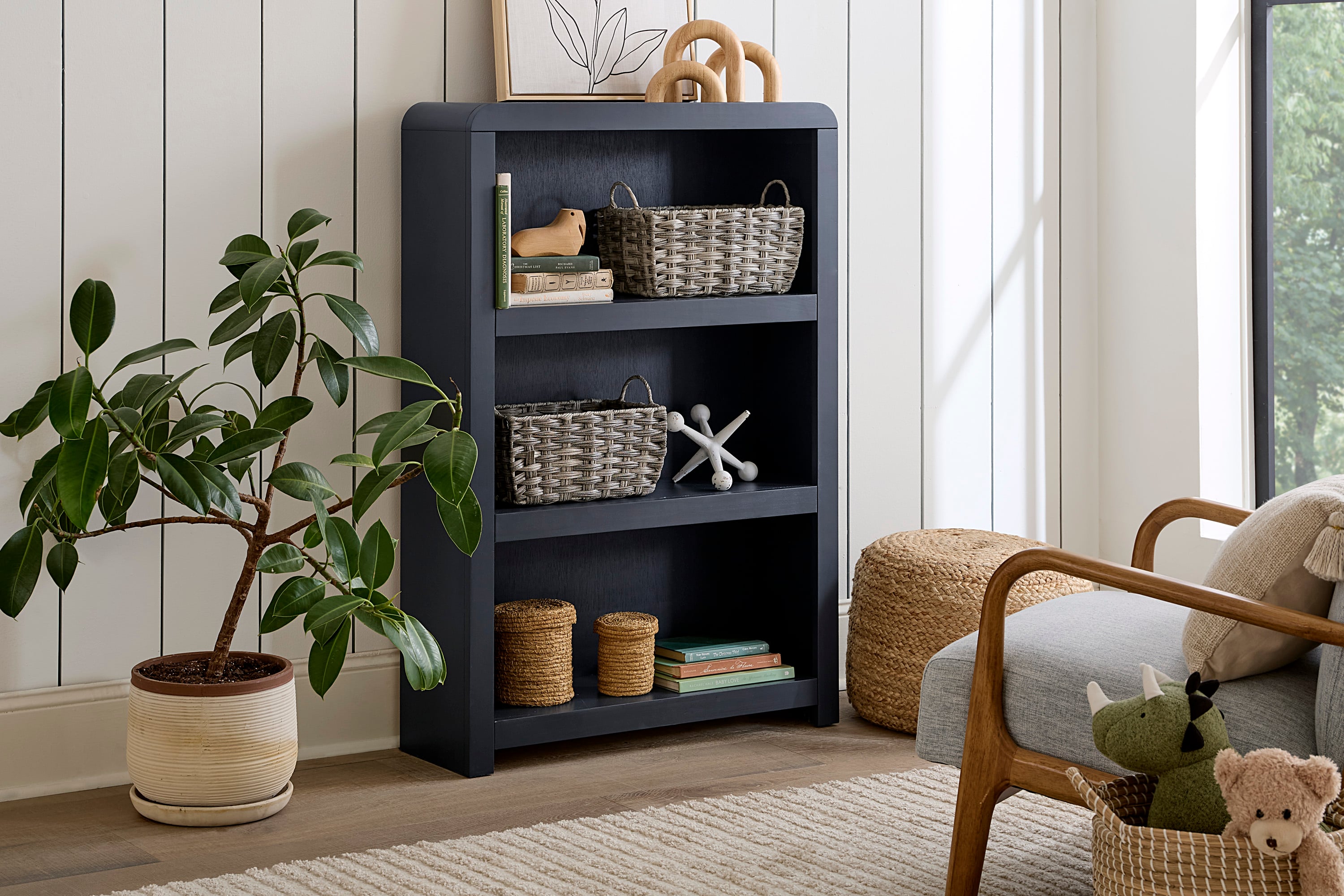 3-Shelf 48" Bookcase