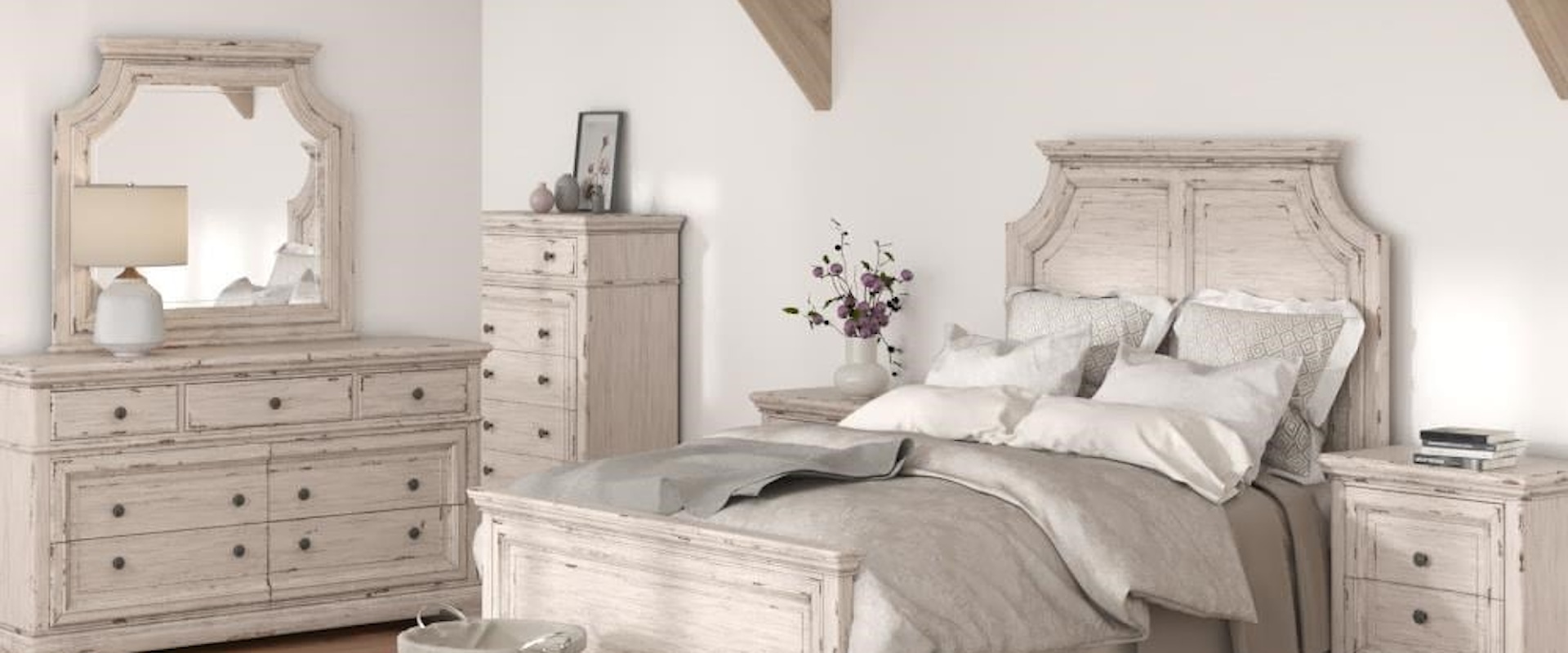 Farmhouse 4-Piece Queen Bedroom Set