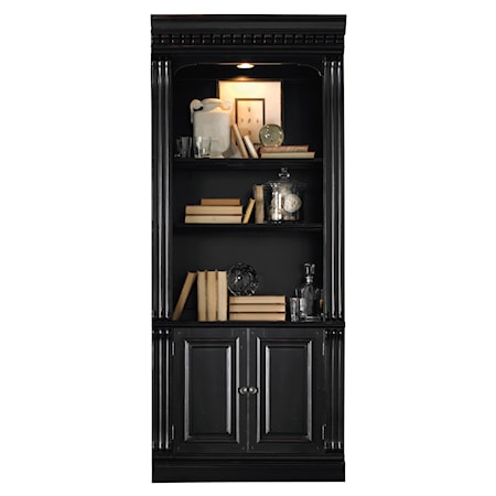 Bunching Bookcase with Doors