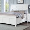 Furniture of America CASTILE White California King Bed