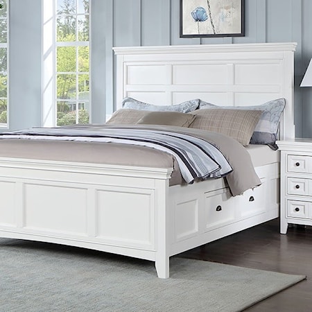 White Twin Bed