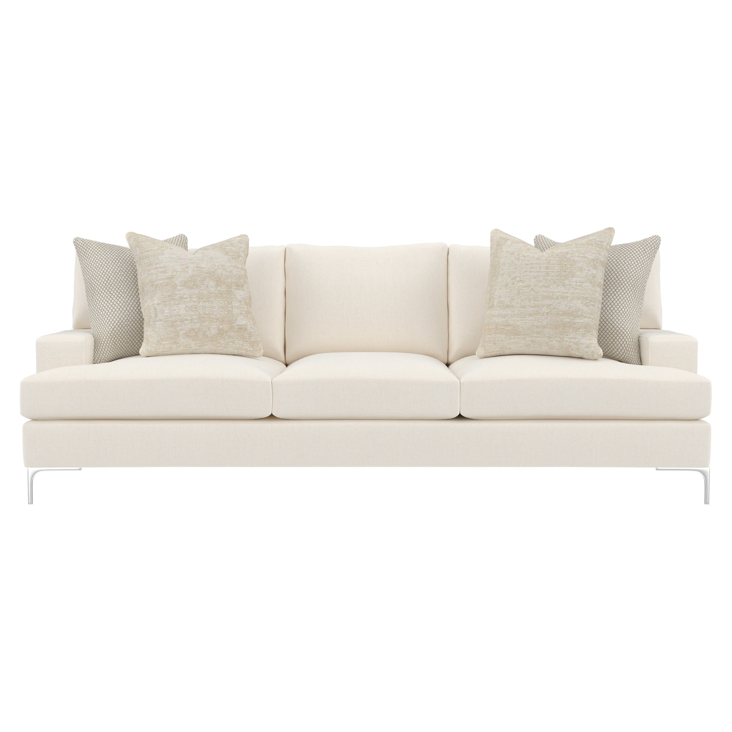 Bernhardt Bernhardt Interiors N2467 Carver Upholstered Fabric Sofa With ...