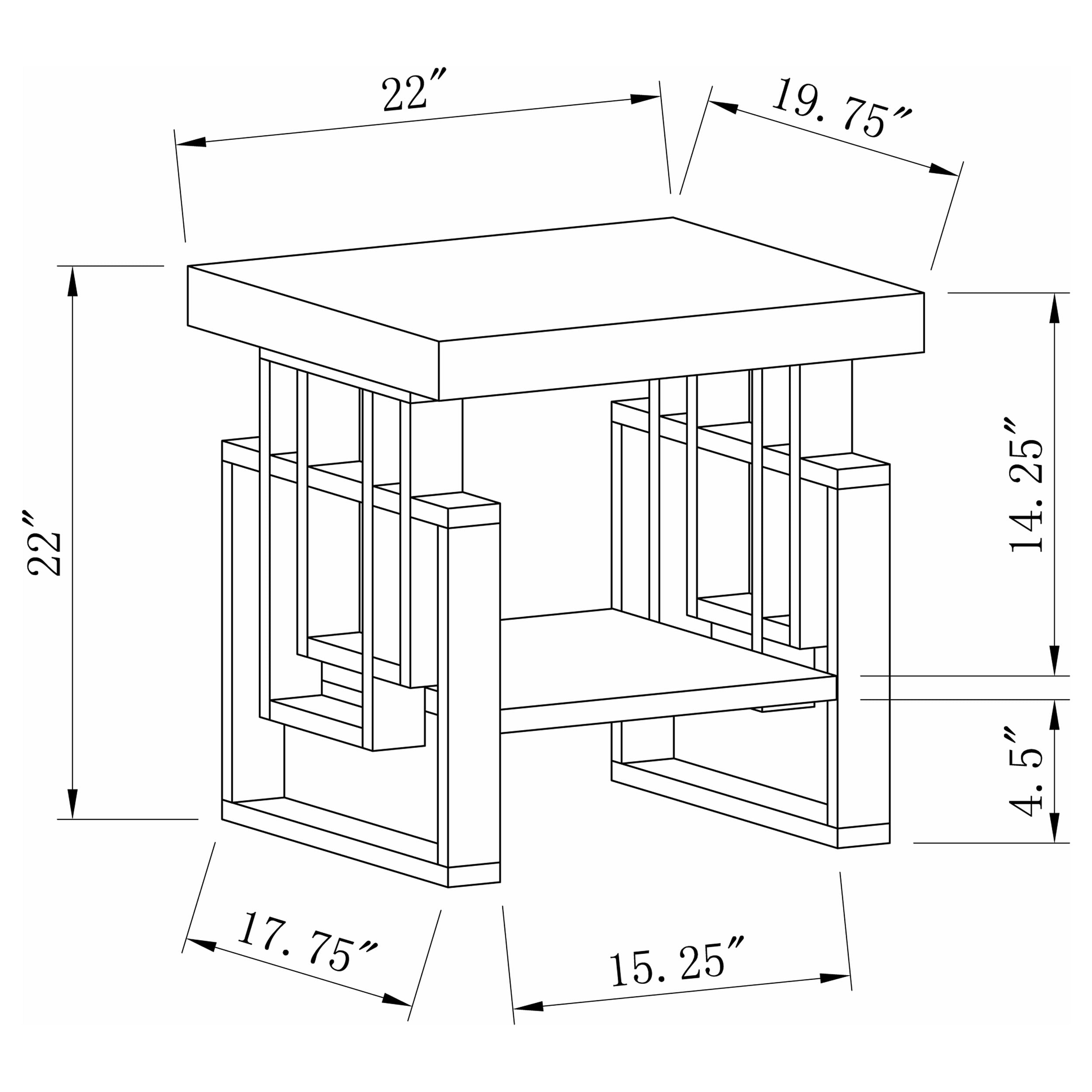 Coaster Schmitt Schmitt Side End Table