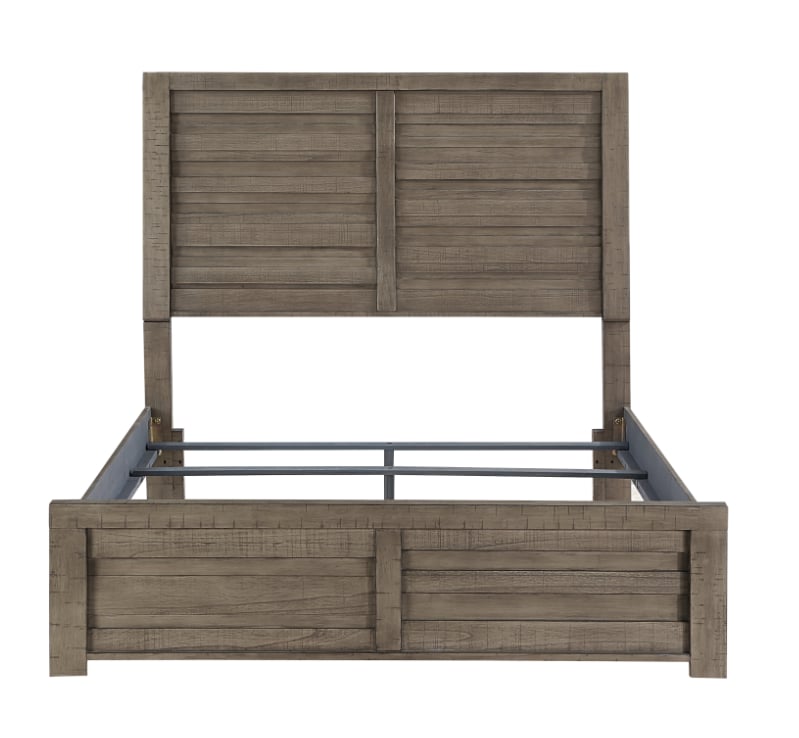 Rustic Queen Panel Bed