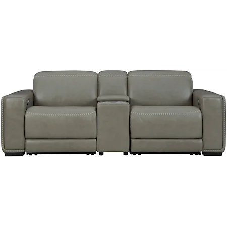 Power Reclining Loveseat w/ Console