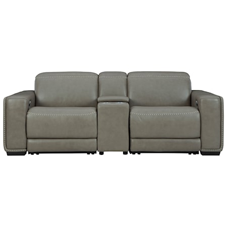 Power Reclining Loveseat w/ Console