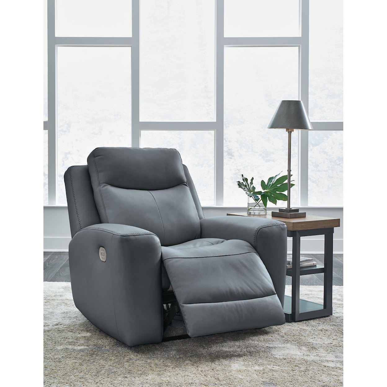 Signature Design by Ashley Furniture Mindanao PWR Recliner/ADJ Headrest