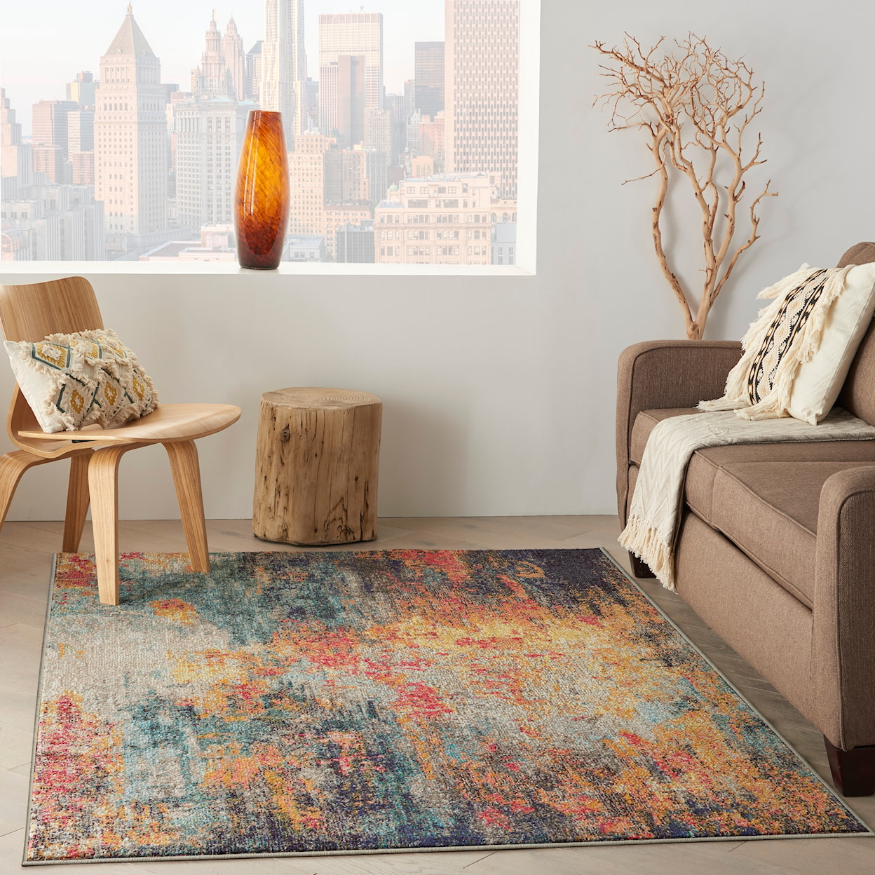 Nourison Celestial 5'3" x 7'3"  Rug