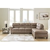 Ashley Signature Design Navi Sectional w/ Sleeper and Chaise