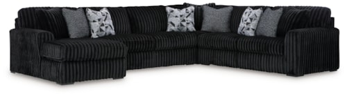 4-Piece Sectional with Chaise