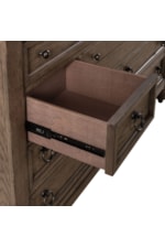 Liberty Furniture Americana Farmhouse Transitional 9-Drawer Dresser with Dovetail Construction