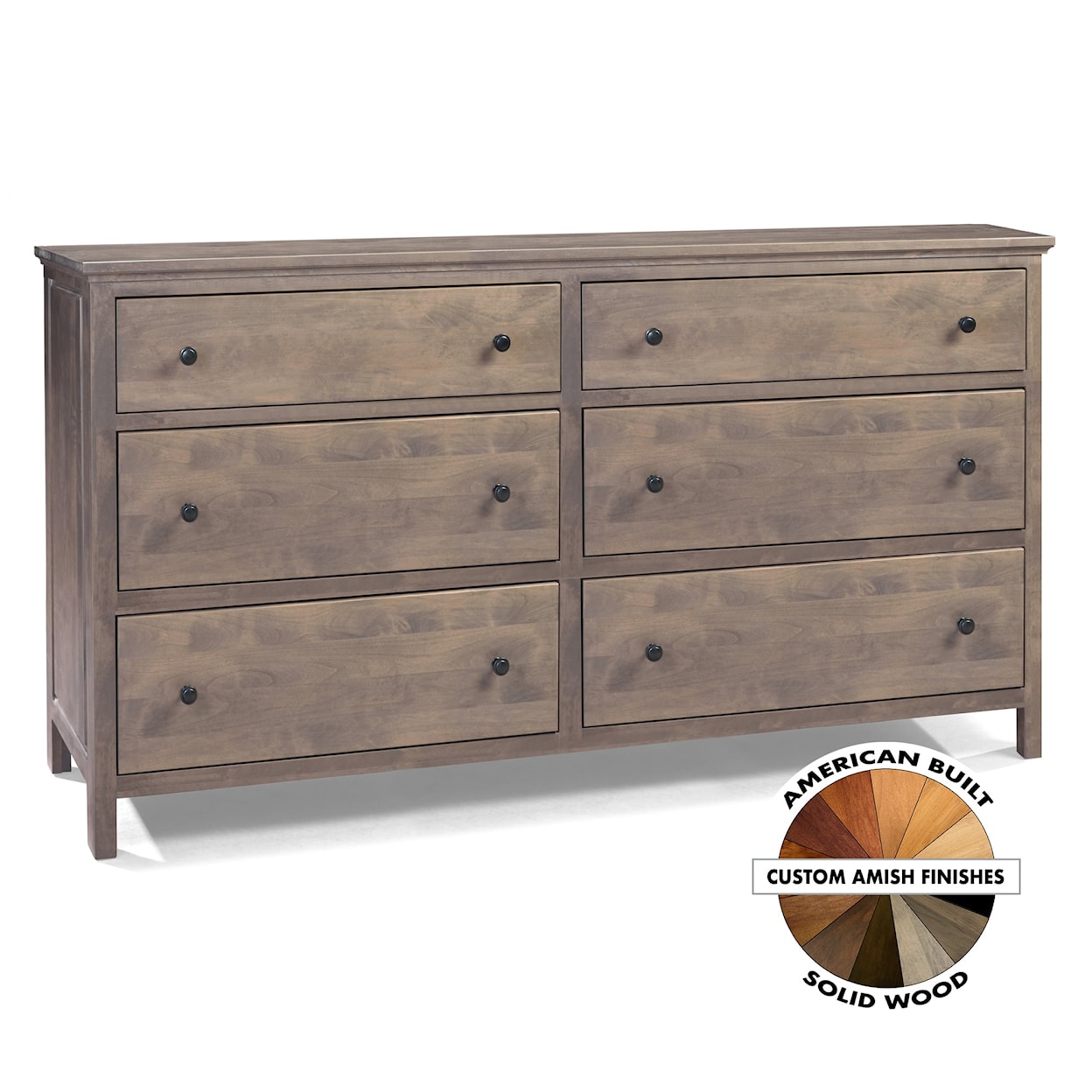 Archbold Furniture Heritage 6 Drawer Double Dresser