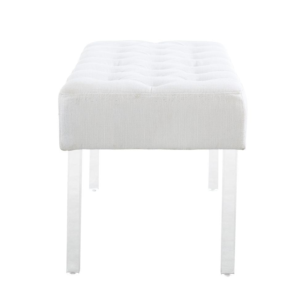 Ella Glitz Acrylic Leg Bench
