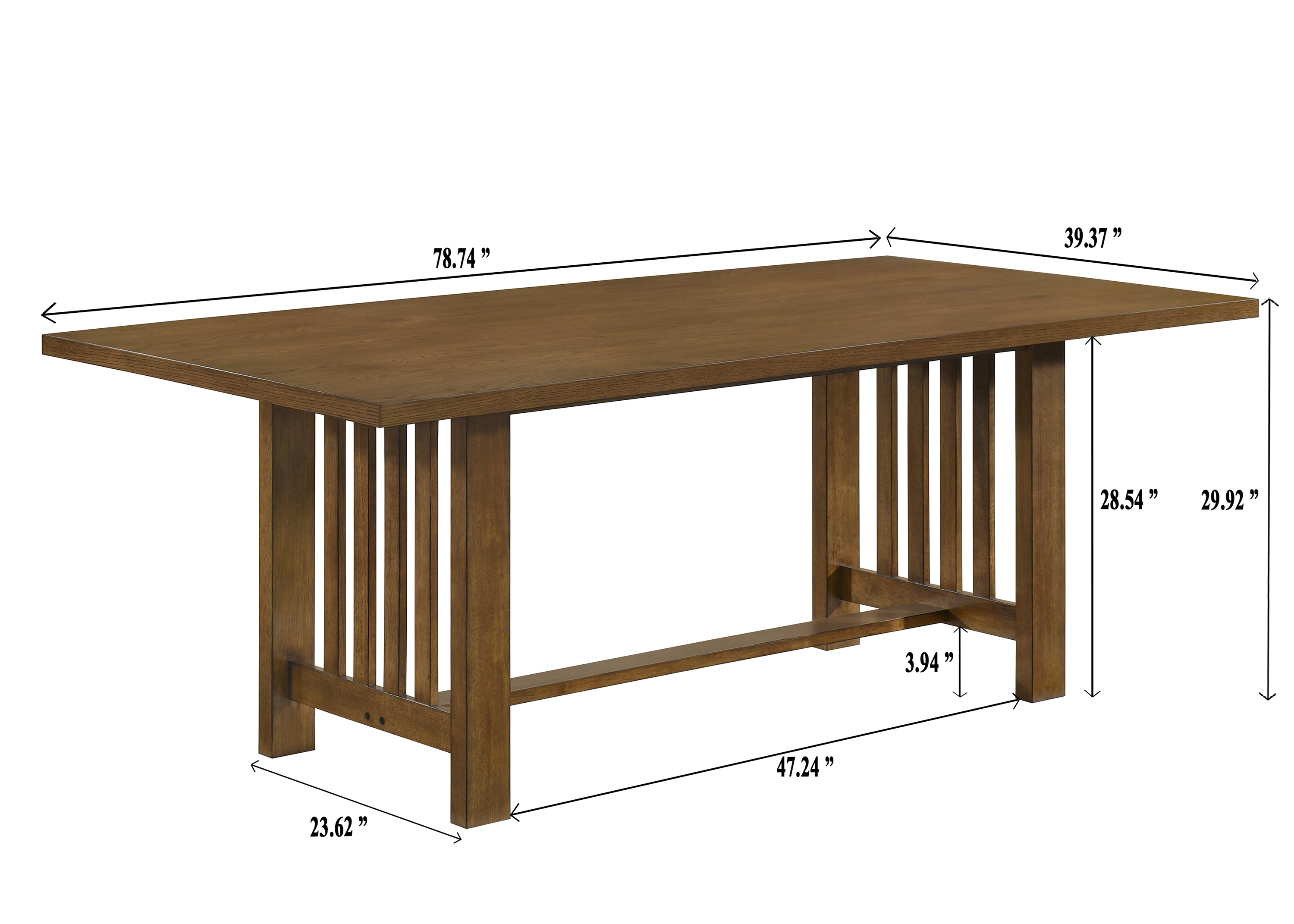 Crown Mark Glendale Rectangular Dining Table