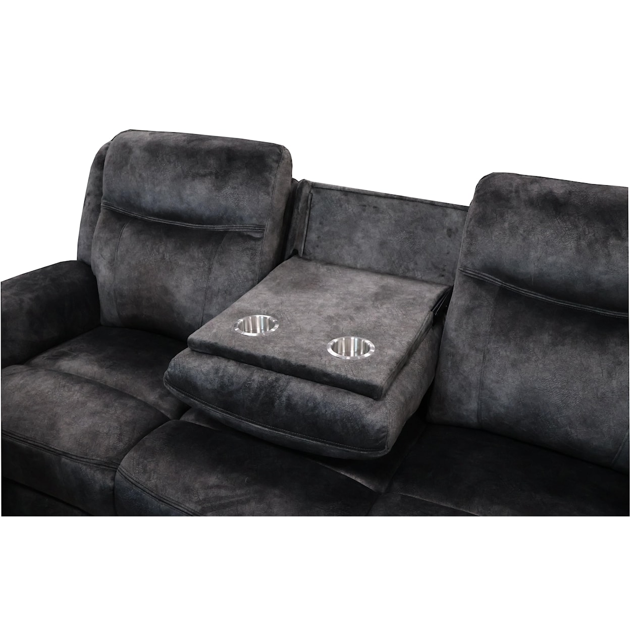 New Classic Furniture Park City Upholstered Dual Reclining Sofa