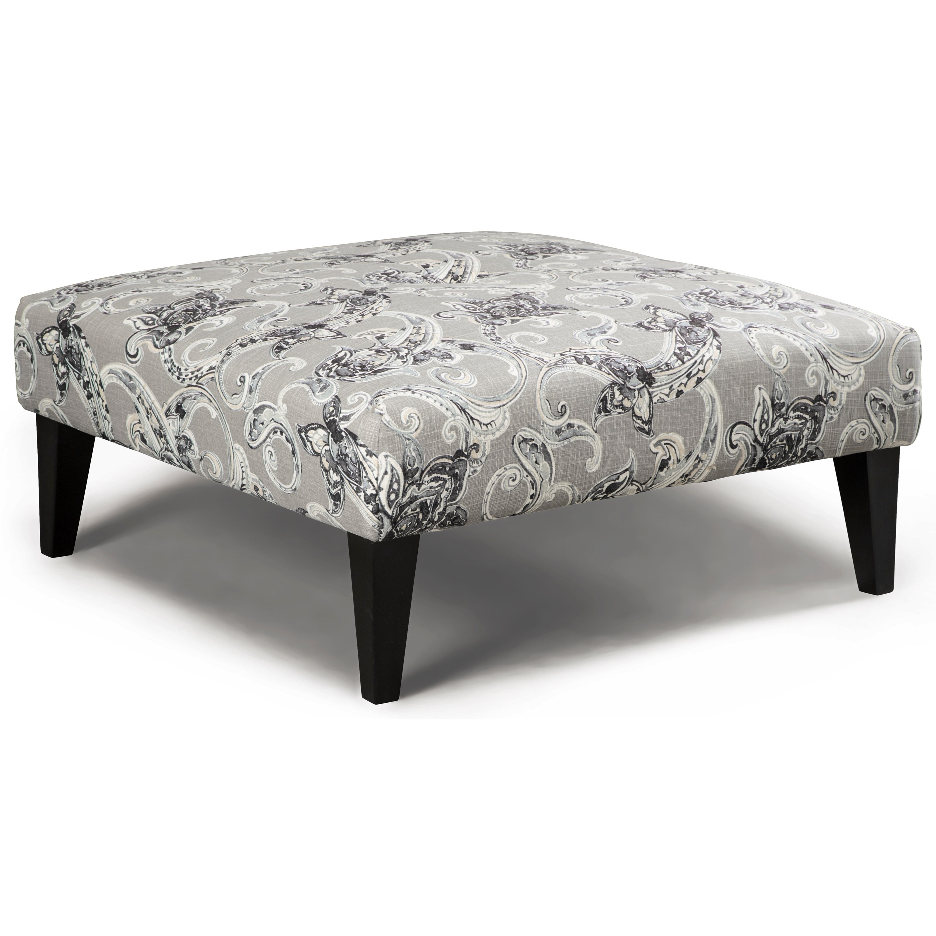 Best Home Furnishings Ottomans Vero Cocktail Ottoman With Wood Legs ...