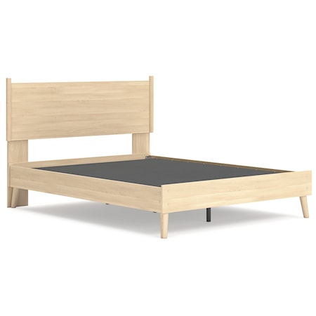 Queen Platform Panel Bed