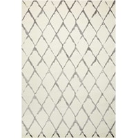 8'6" x 11'6" Ivory/Grey Rectangle Rug