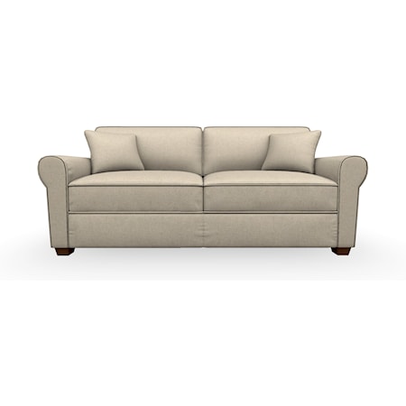 Casual Sofa with Full Memory Foam Sleeper